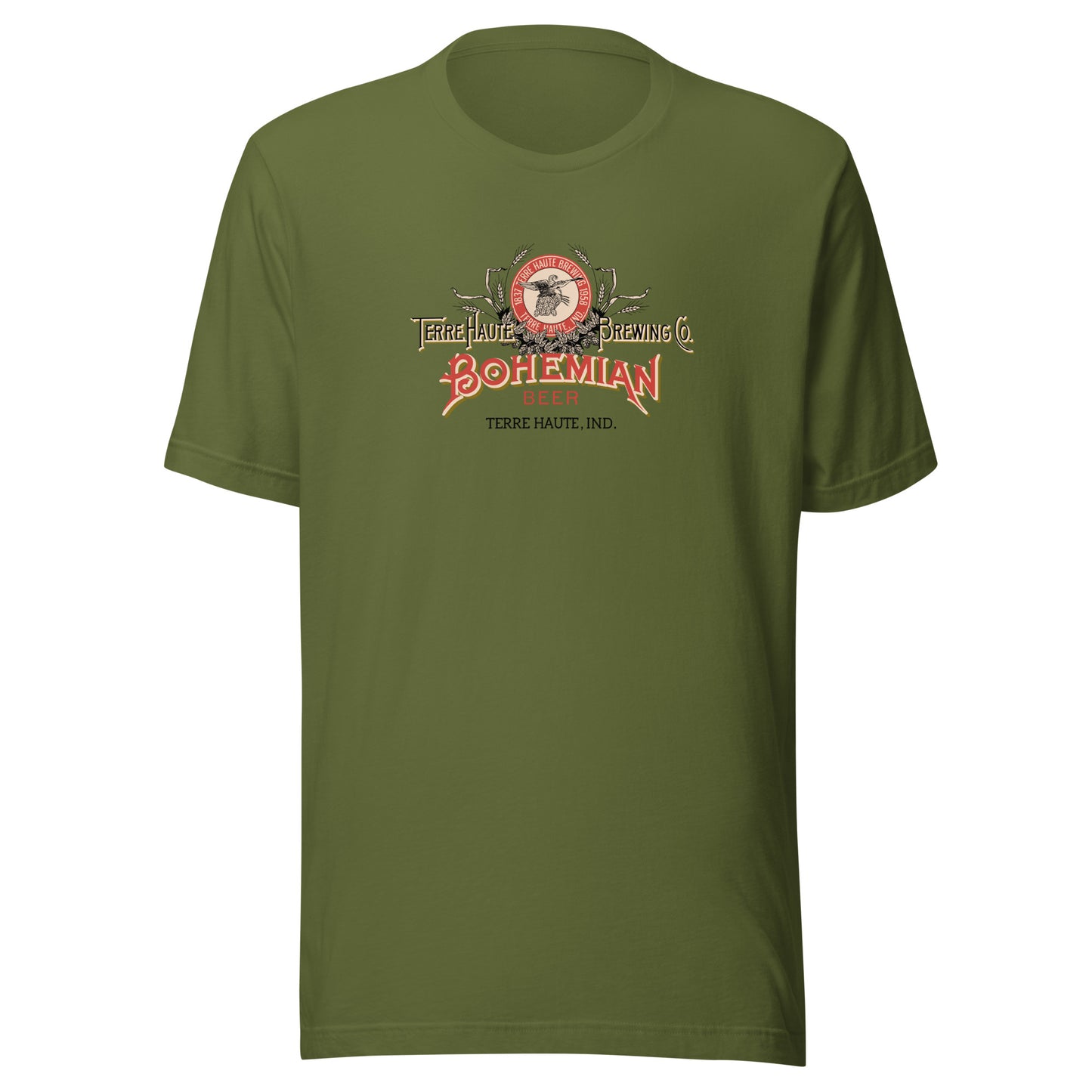 Bohemian Beer - Terre Haute Indiana - Unisex t-shirt
