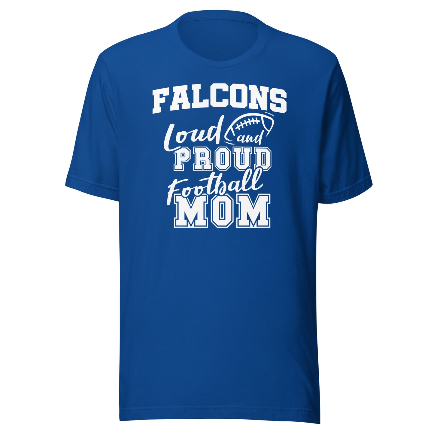 CUSTOMIZABLE - North Vermillion HS Falcons Football Mom - Unisex t-shirt