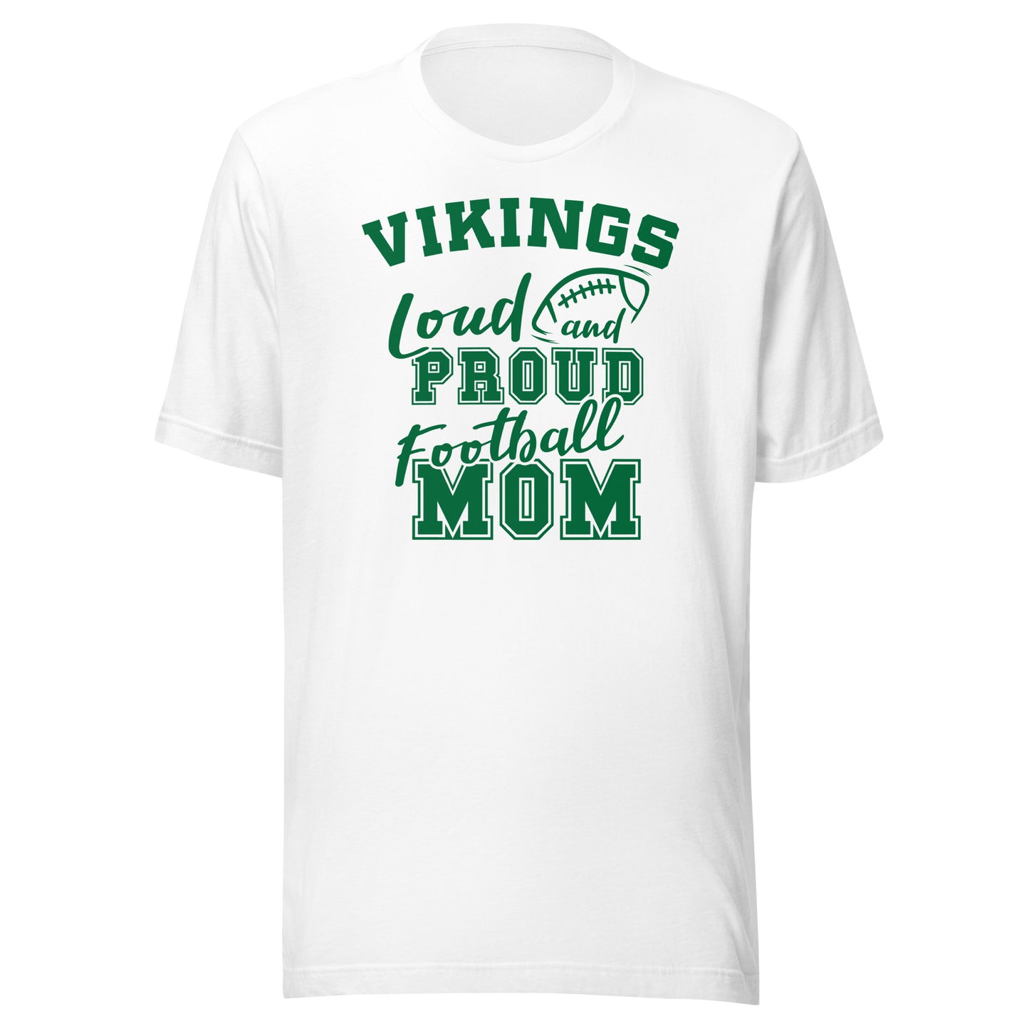 CUSTOMIZABLE - West Vigo HS Vikings Football Mom - Unisex t-shirt