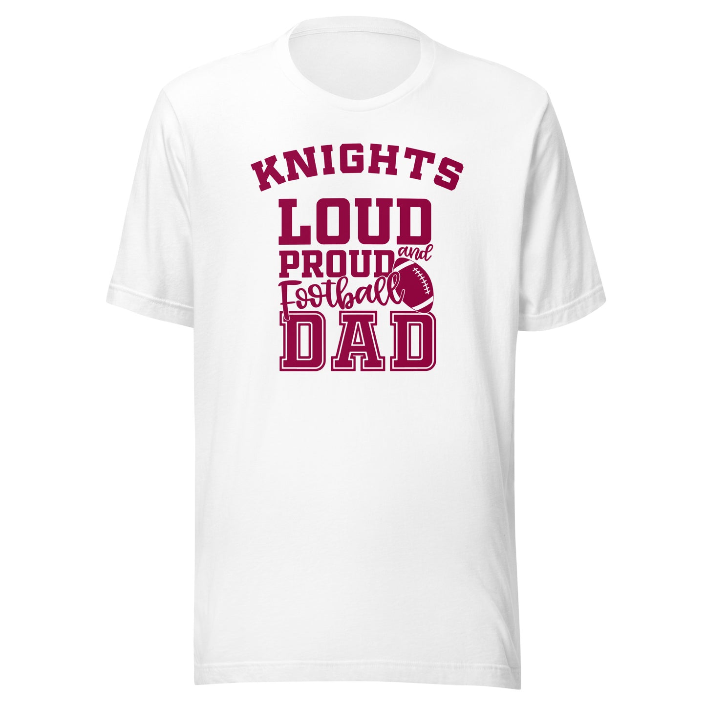 CUSTOMIZABLE - Northview HS Knights Football Dad - Unisex t-shirt