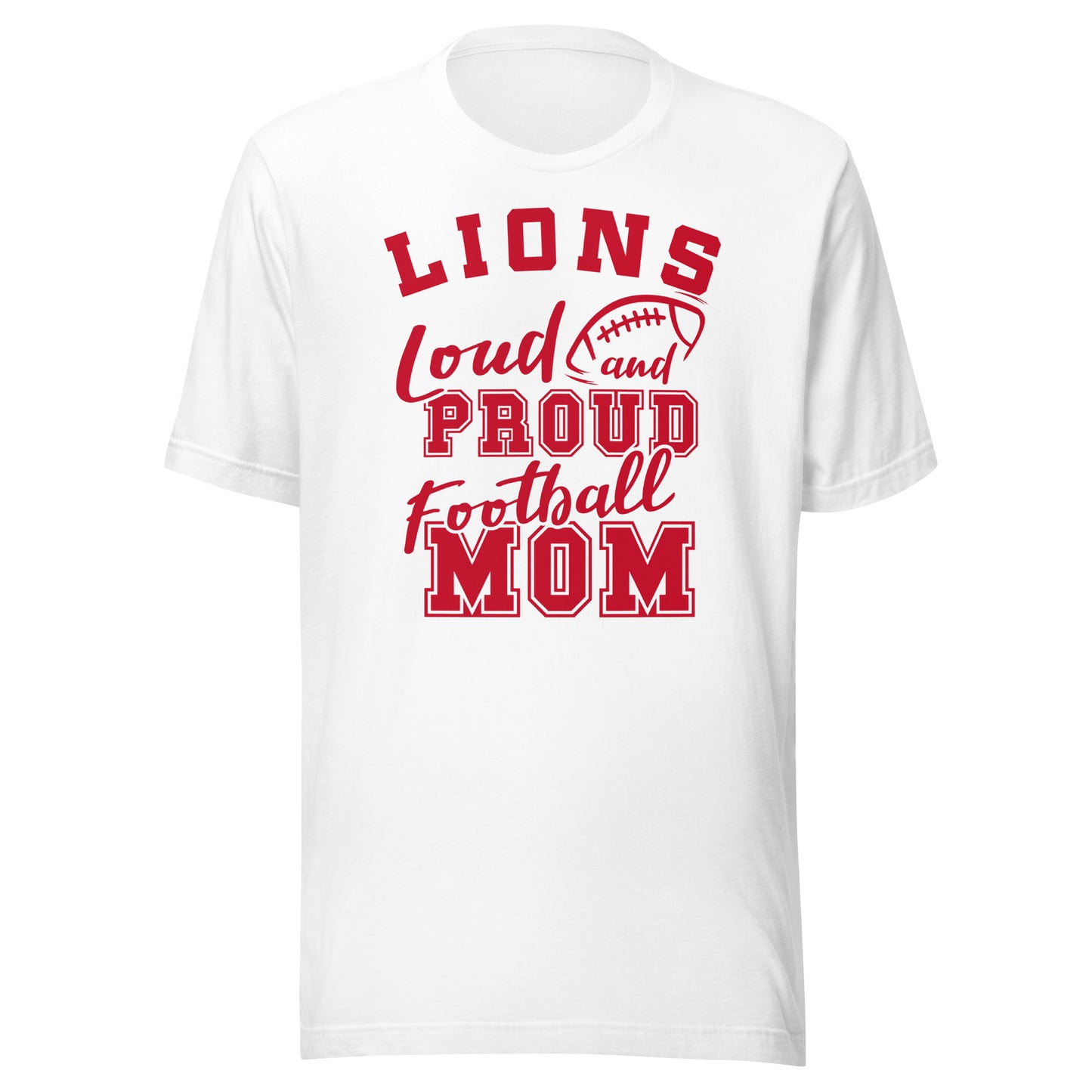 CUSTOMIZABLE - Marshall HS Lions Football Mom - Unisex t-shirt