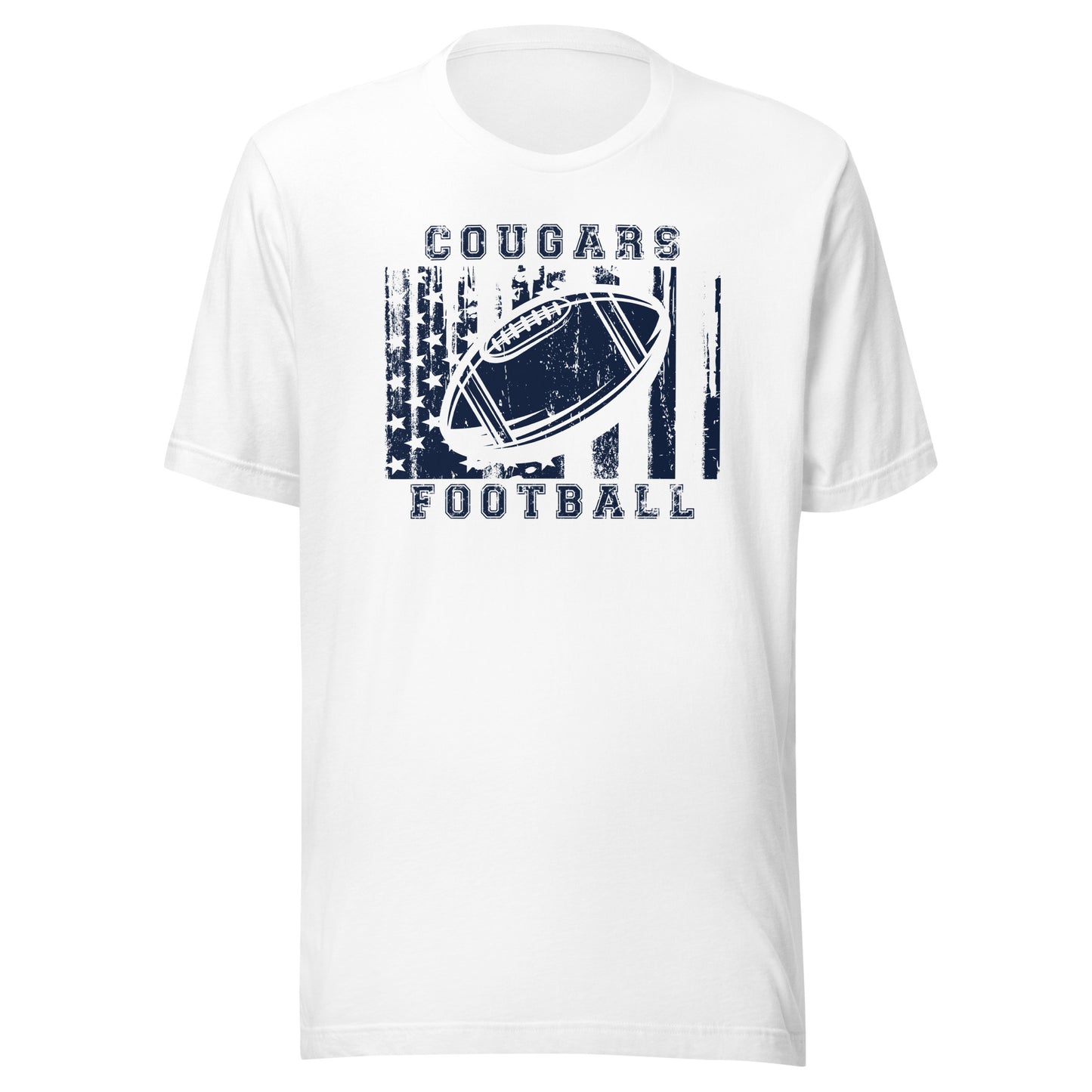 CUSTOMIZABLE - North Putnam HS Cougars Football - Unisex t-shirt