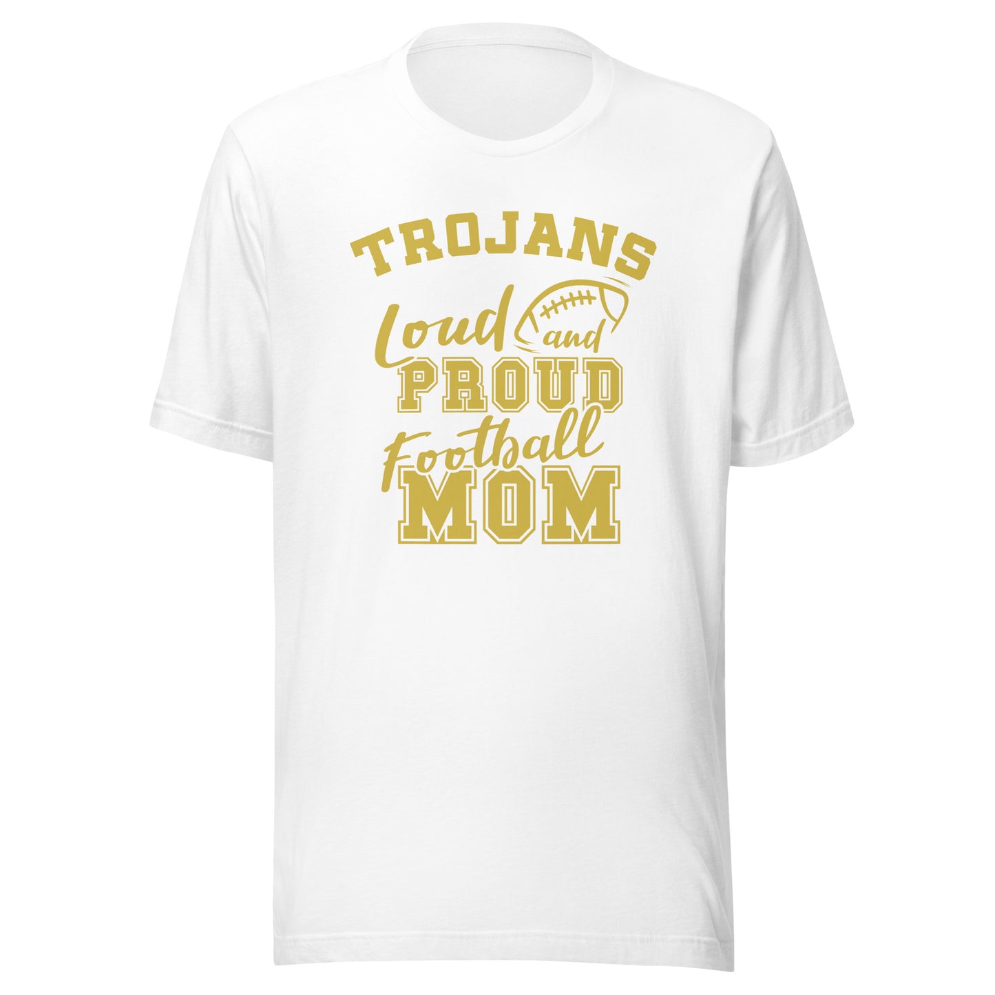 CUSTOMIZABLE - Covington HS Trojans Football Mom - Unisex t-shirt