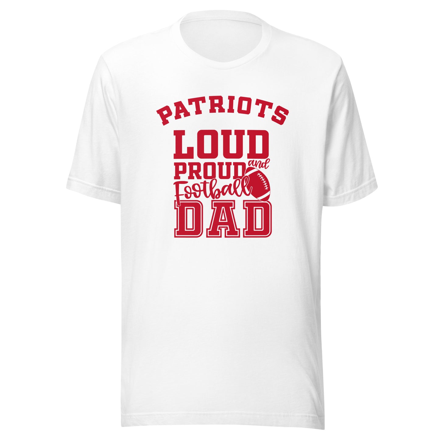 CUSTOMIZABLE - Seeger HS Patriots Football Dad - Unisex t-shirt