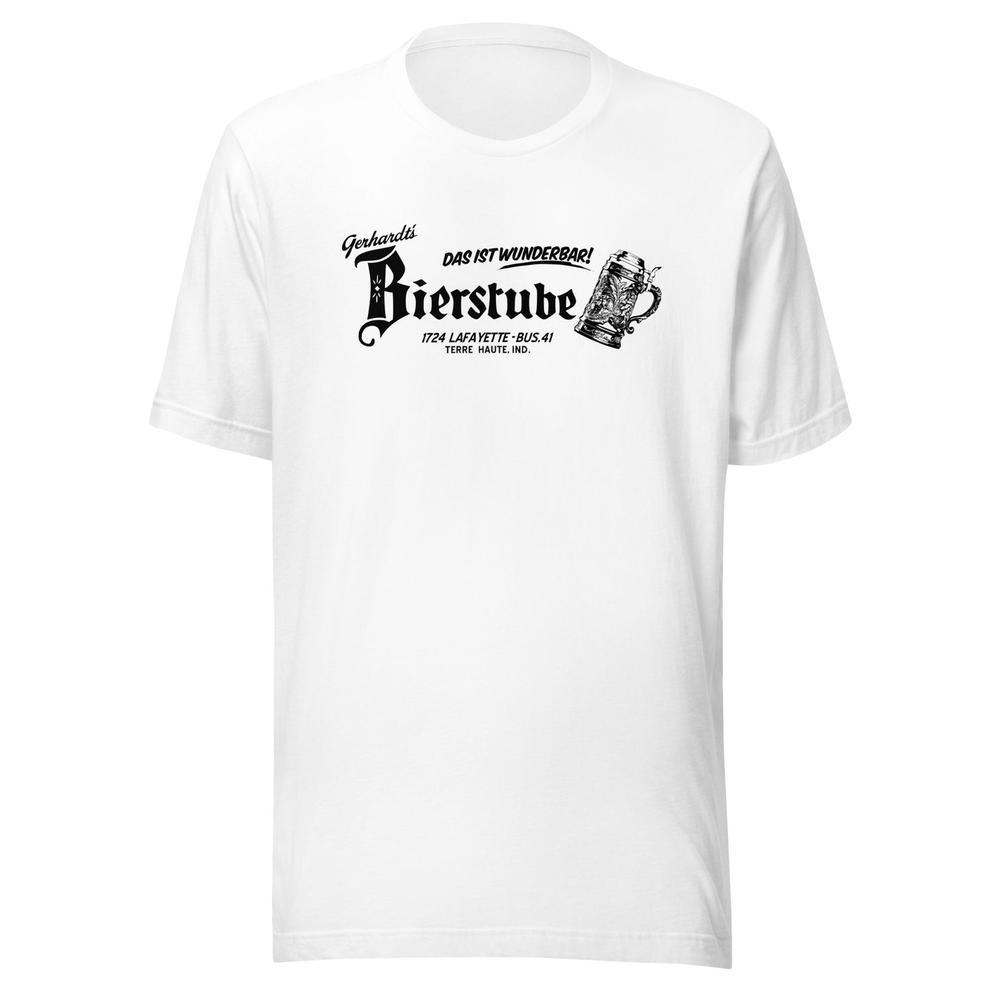 Gerhardt's Bierstube - Terre Haute Indiana - Unisex t-shirt