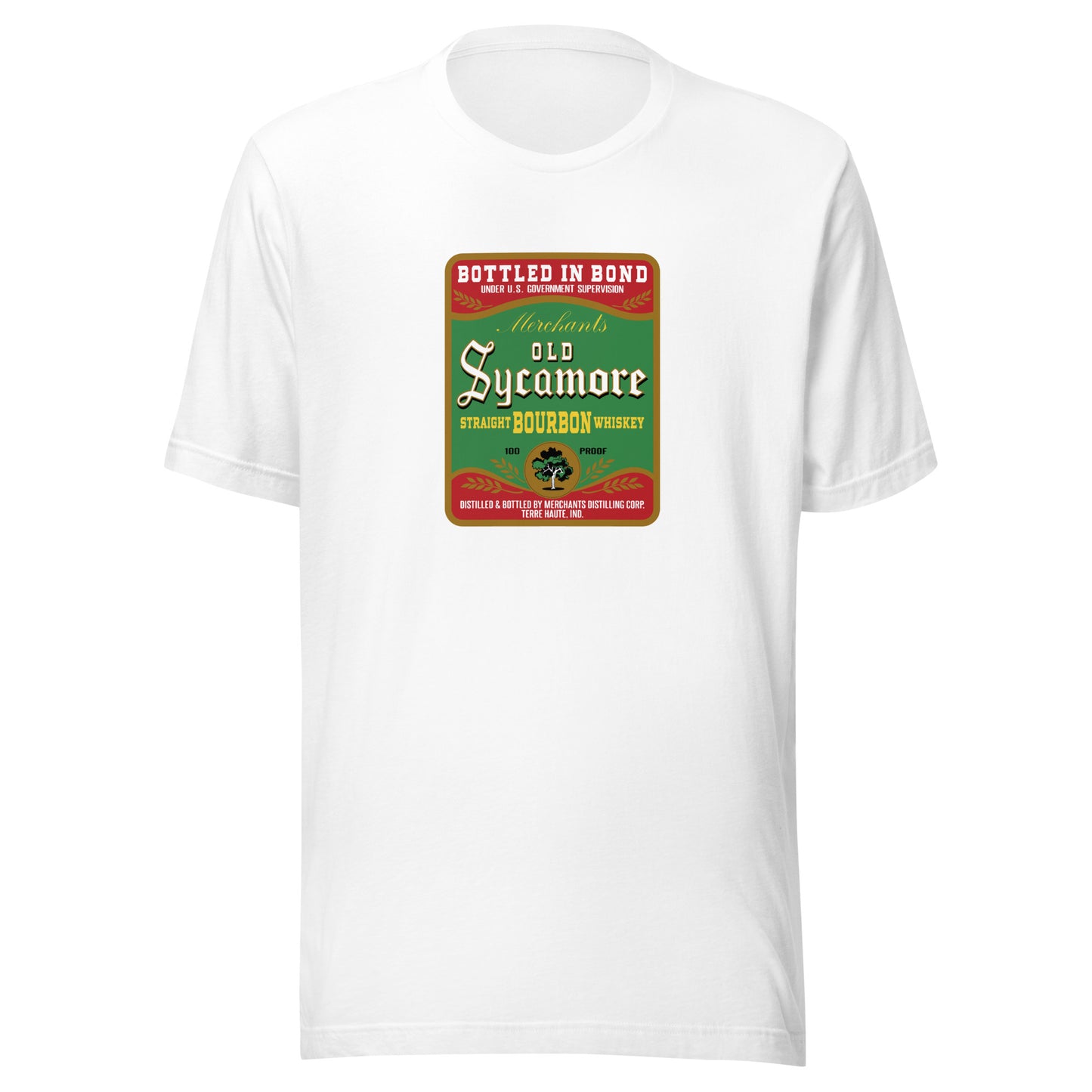 Old Sycamore Whiskey / Merchants Distilling - Terre Haute Indiana - Short-Sleeve Unisex T-Shirt