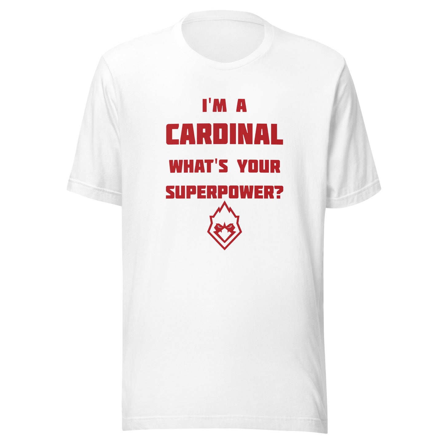 Chrisman HS Cardinals - Superpower (red) - Short-Sleeve Unisex T-Shirt