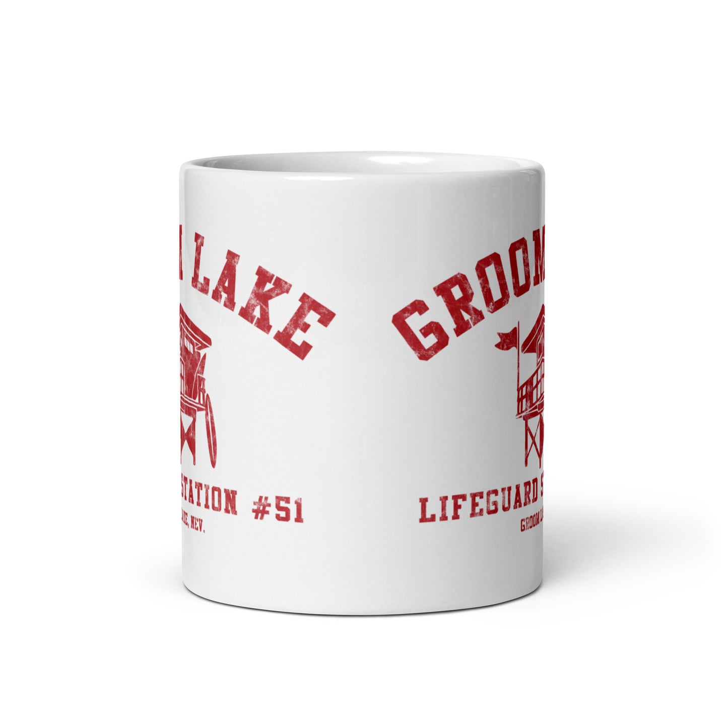 Groom Lake Lifeguard Station #51 - Coffee mug (white)