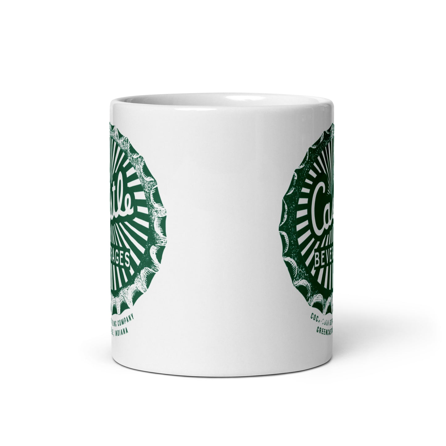 Castle Beverages - Greencastle Indiana - Coffee mug (white)
