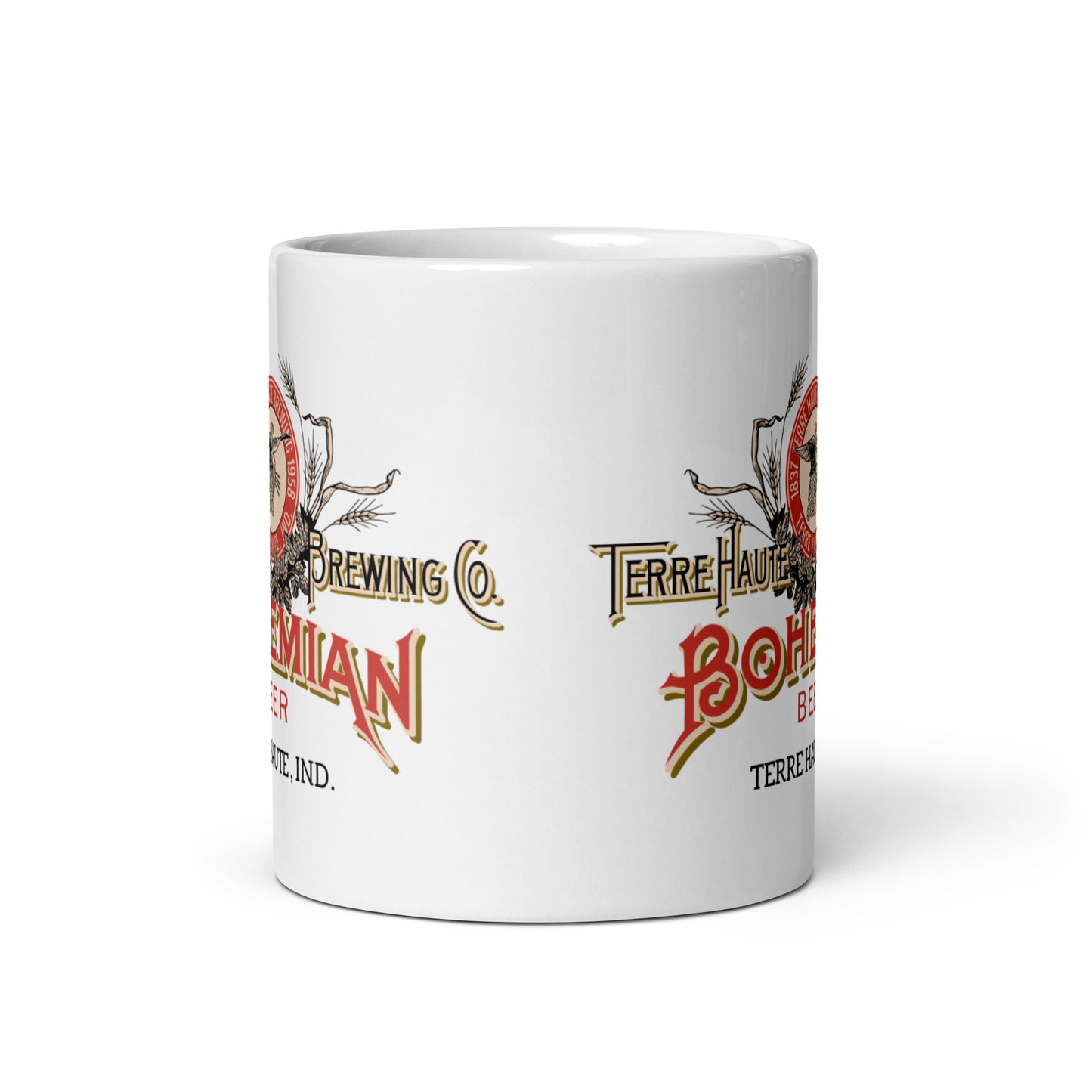 Bohemian Beer - Terre Haute Indiana - Coffee mug (white)