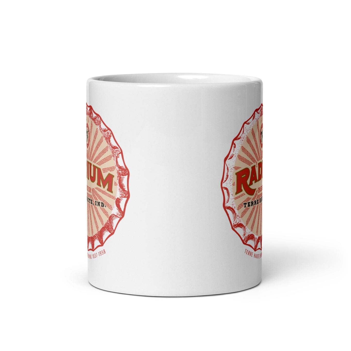 Radium Beer - Terre Haute Indiana - Coffee mug (white)