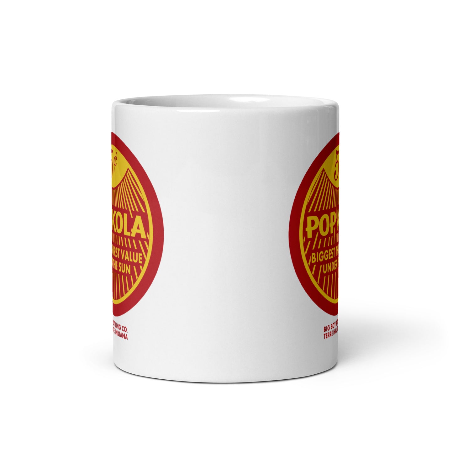 Pop Kola - Big Boy Bottling - Terre Haute Indiana - Coffee Mug (white)