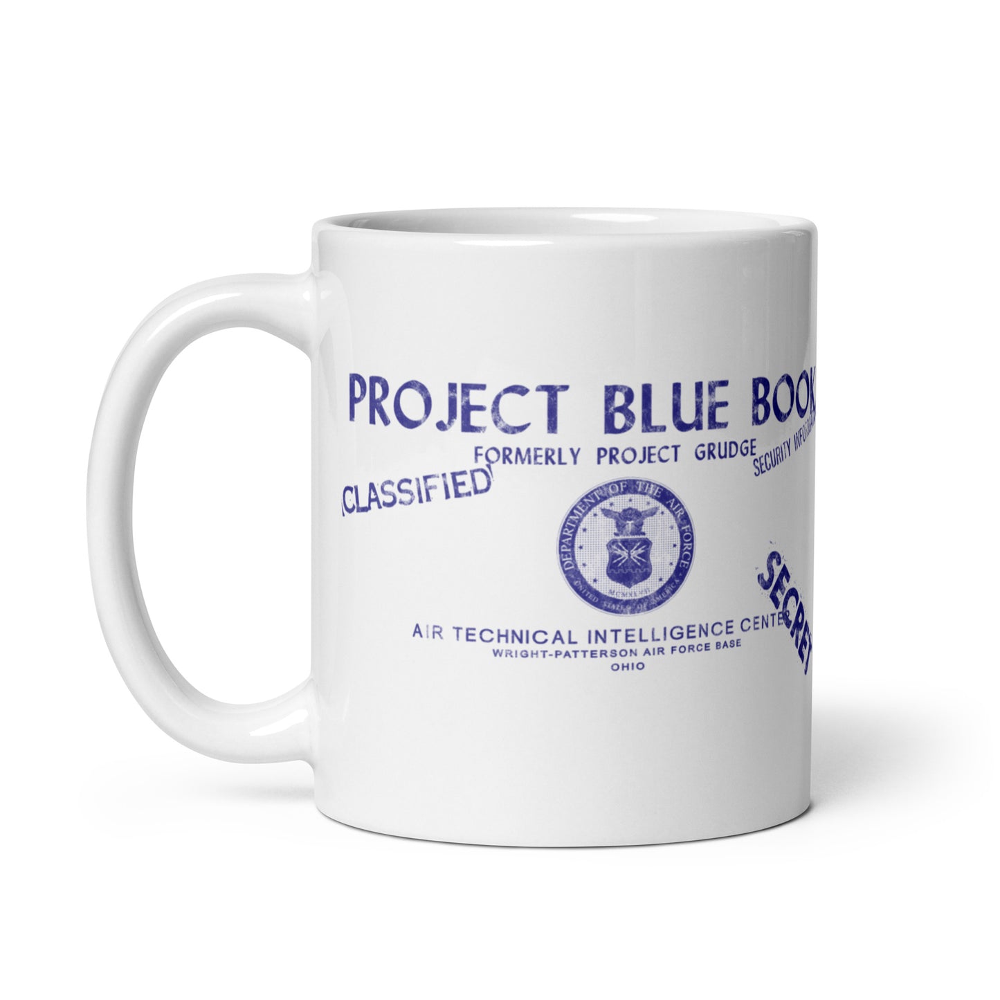 Project Blue Book - Coffee mug (white)