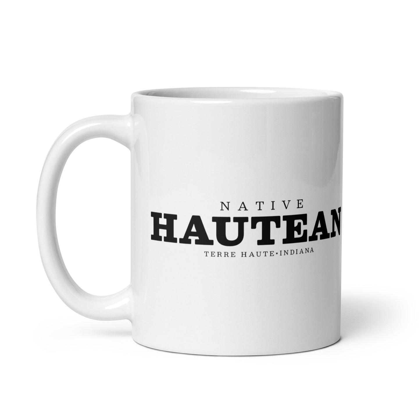 Native Hautean - Terre Haute Indiana - Coffee Mug (white)