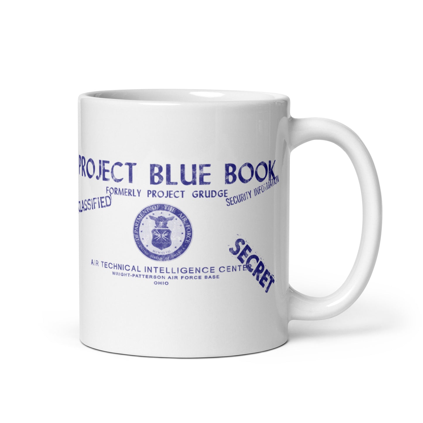 Project Blue Book - Coffee mug (white)