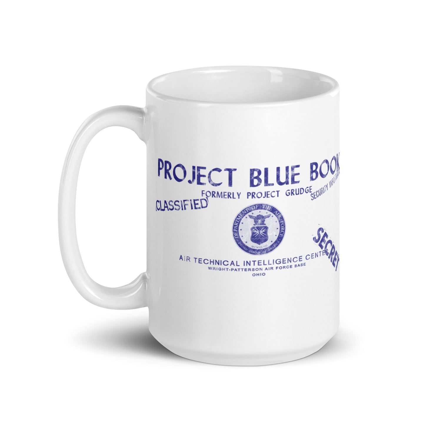 Project Blue Book - Coffee mug (white)