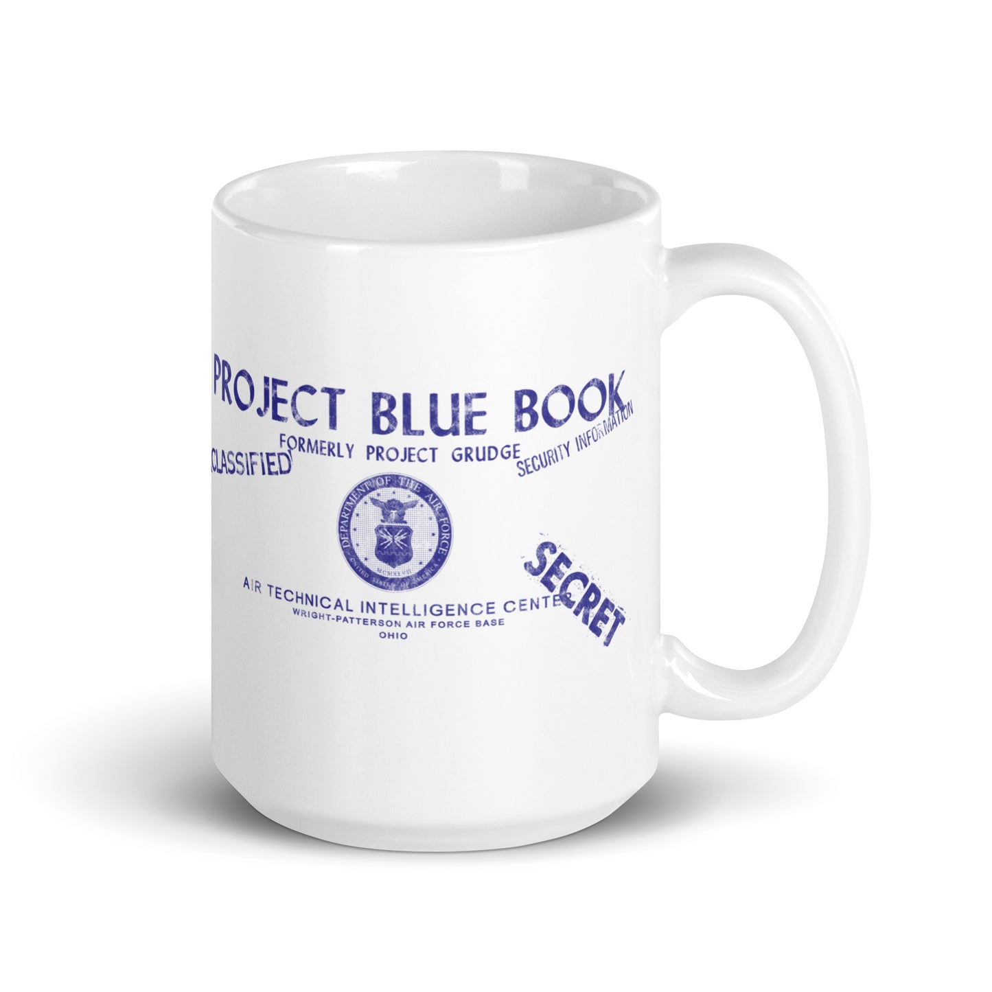 Project Blue Book - Coffee mug (white)