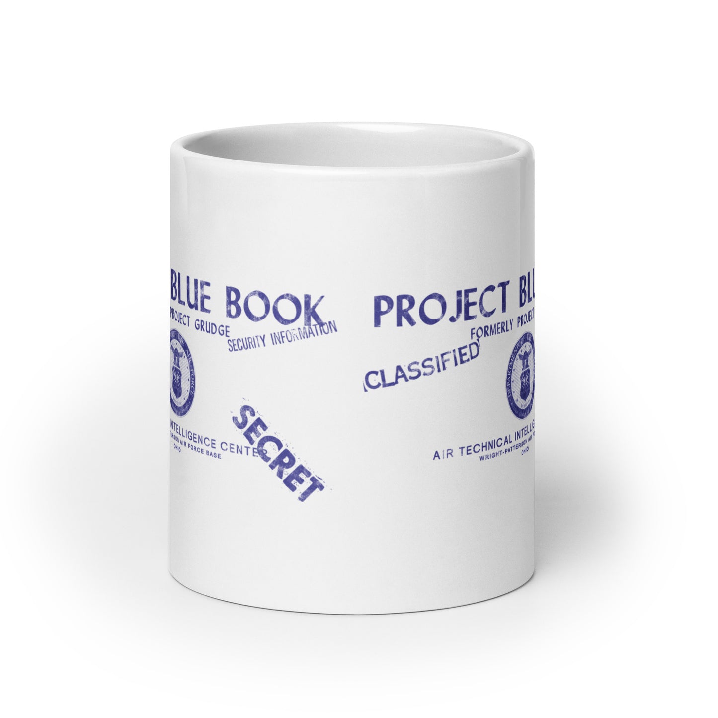 Project Blue Book - Coffee mug (white)