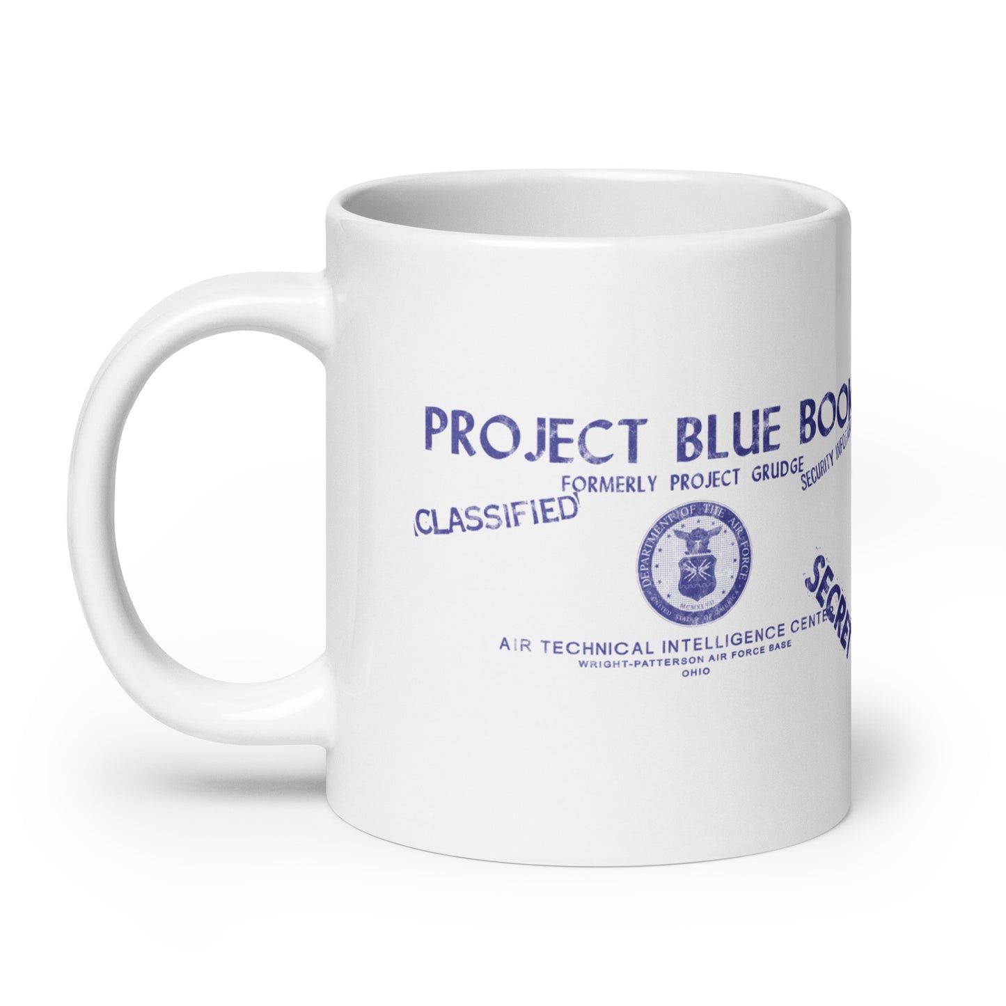 Project Blue Book - Coffee mug (white)