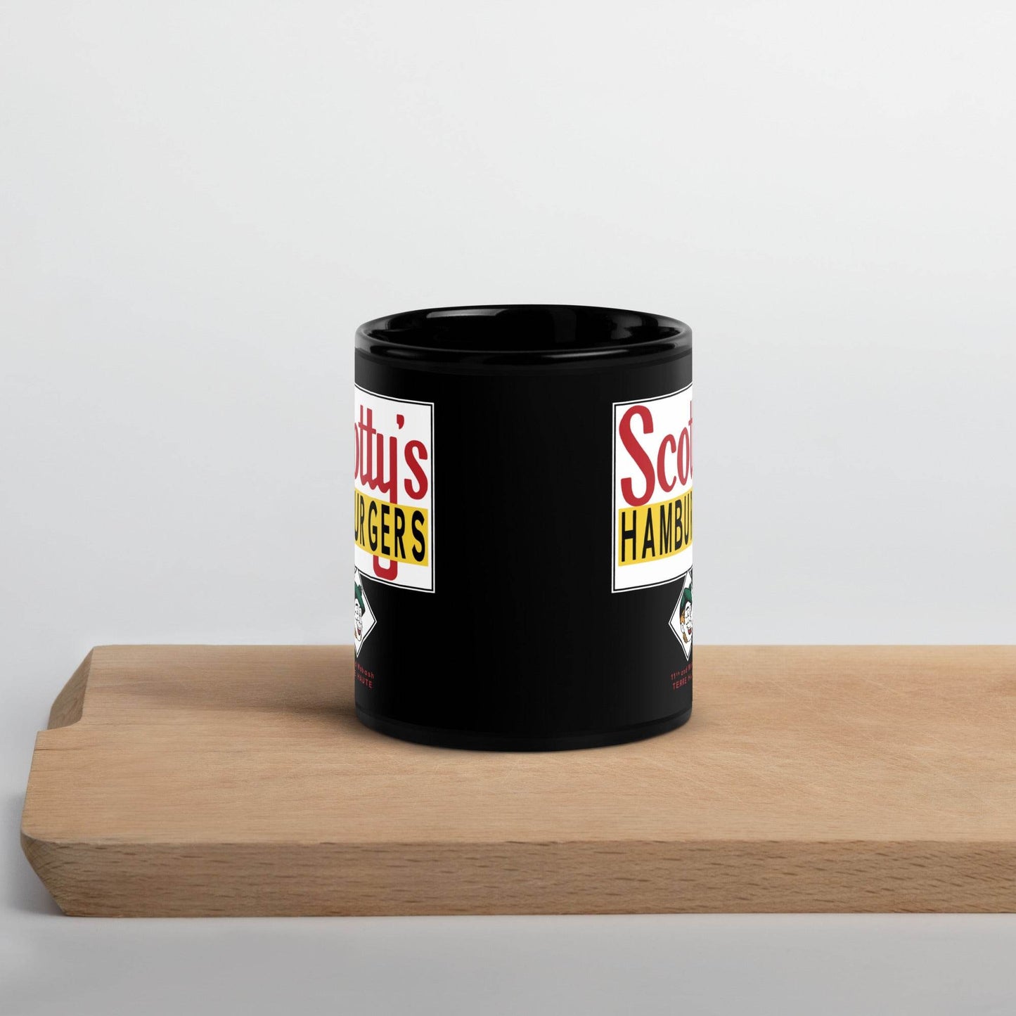 Scotty's Hamburgers - Terre Haute Indiana - Coffee mug (black) - EdgyHaute