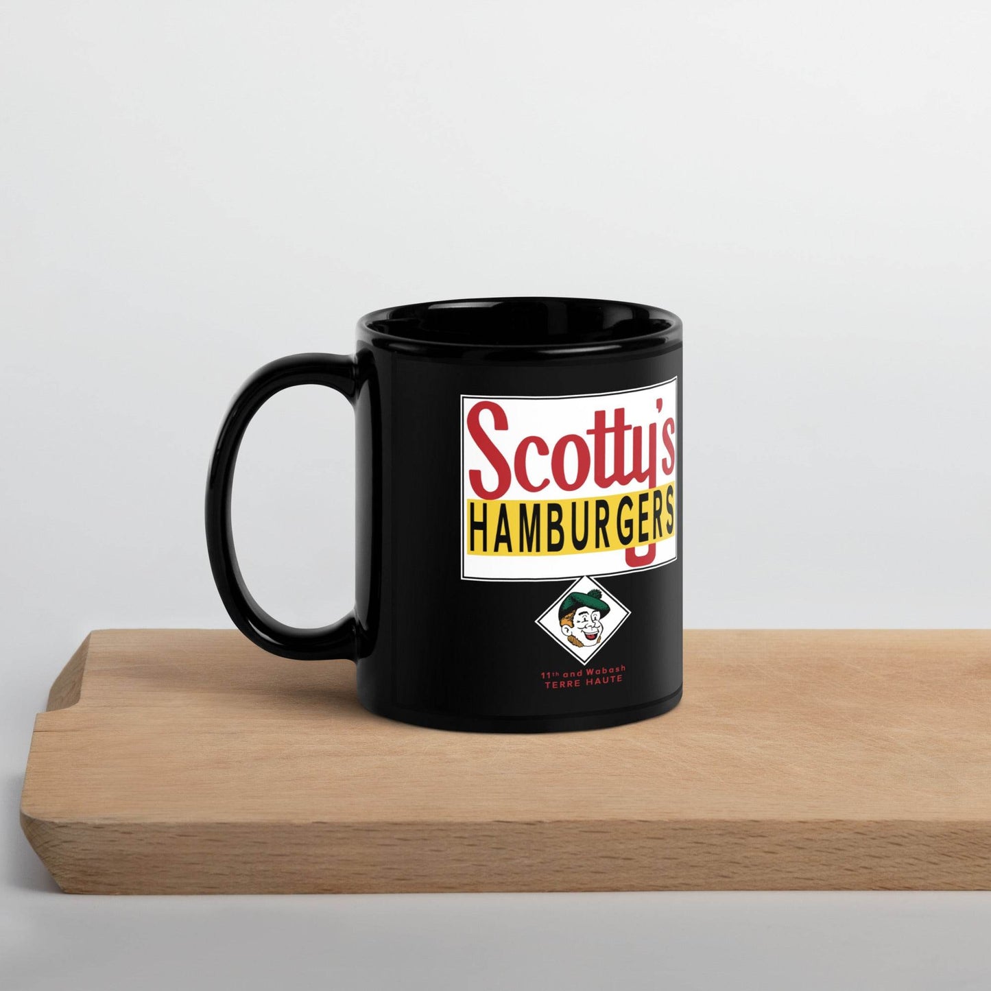 Scotty's Hamburgers - Terre Haute Indiana - Coffee mug (black) - EdgyHaute