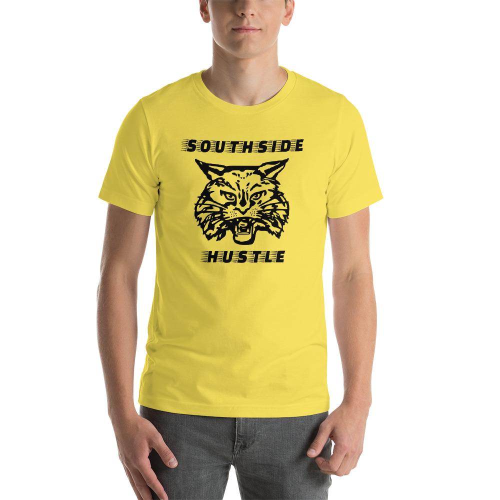 South Vermillion HS Wildcats - Southside Hustle (black) - Short-Sleeve Unisex T-Shirt - EdgyHaute