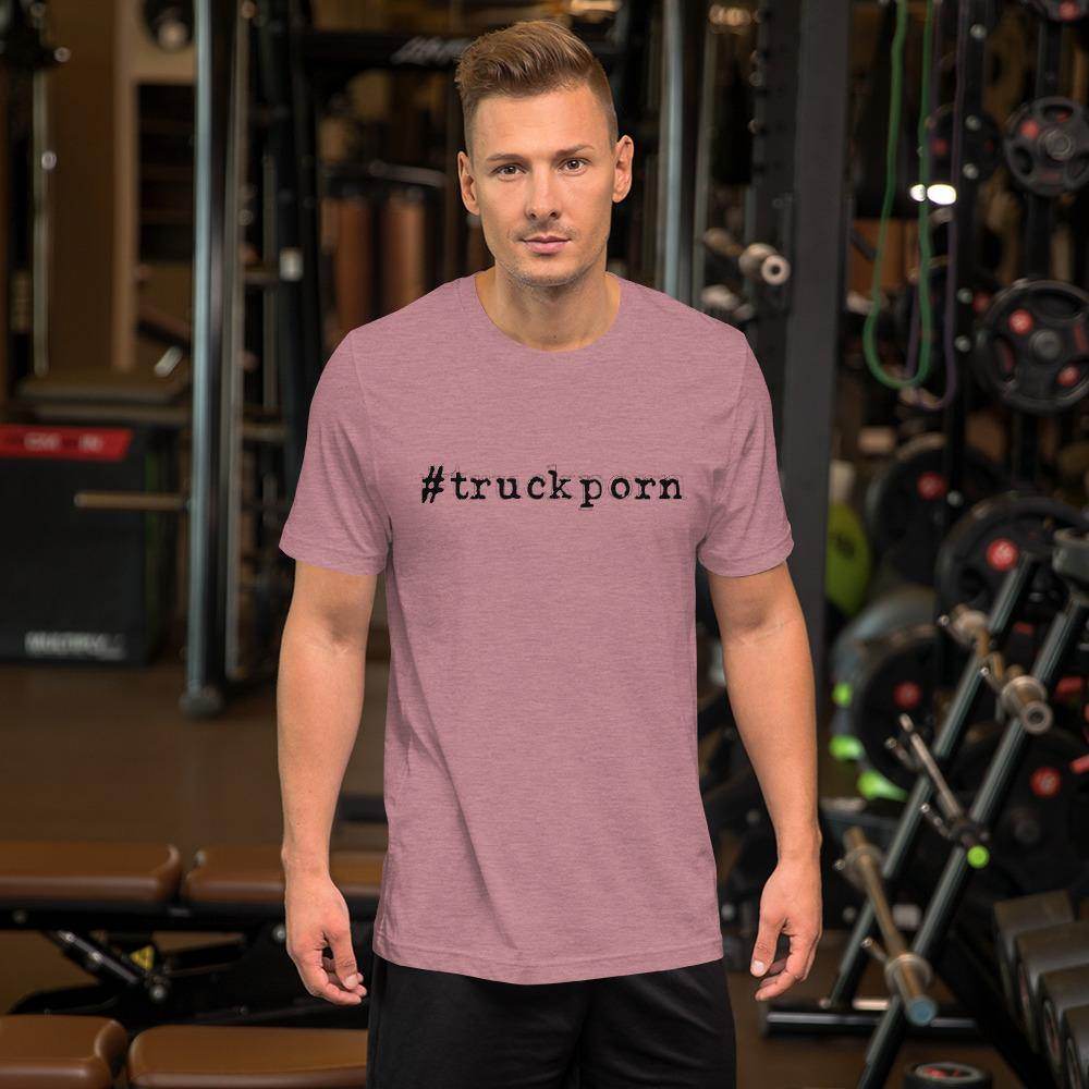 #truckporn (black) - Short-Sleeve Unisex T-Shirt - EdgyHaute