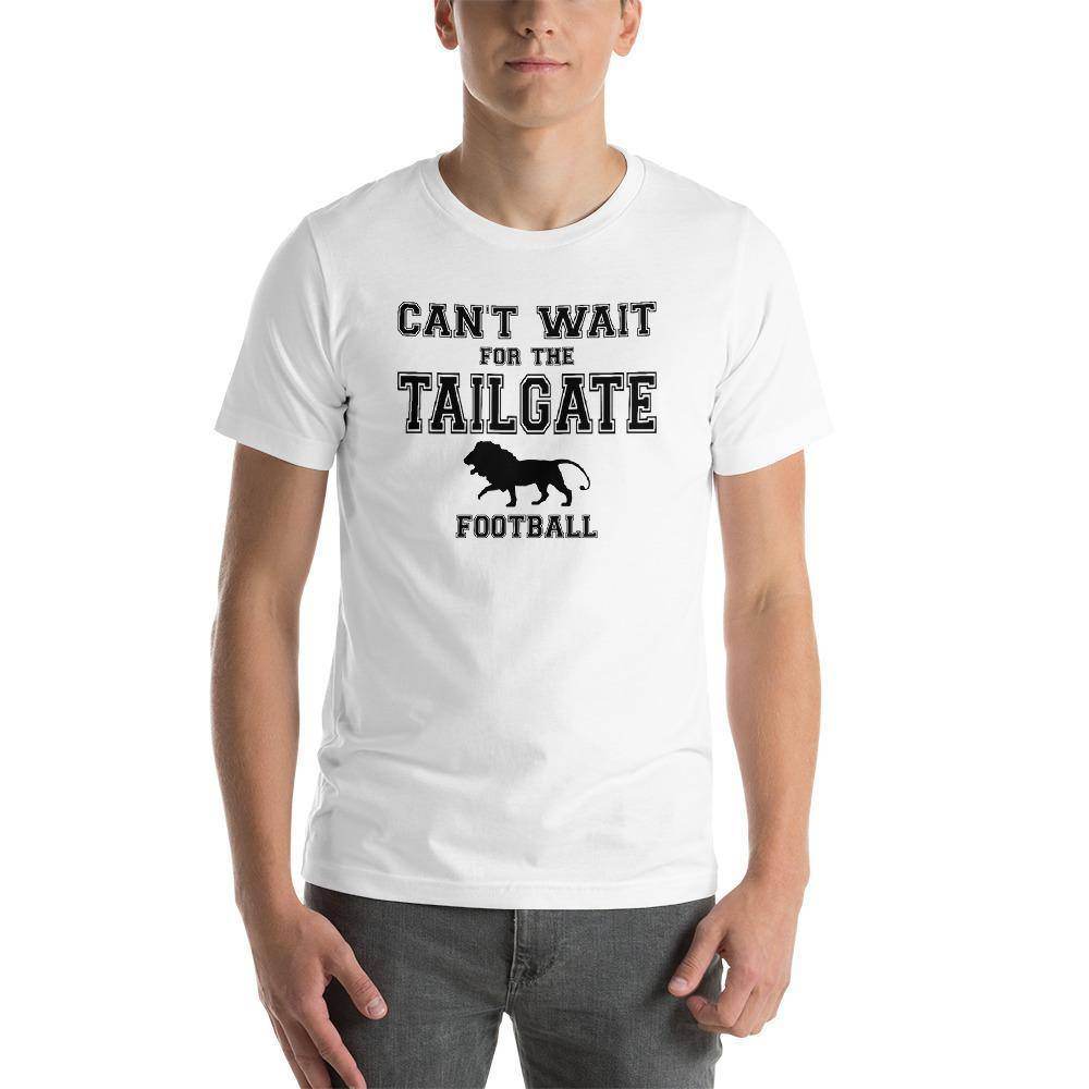 Marshall HS Lions - Tailgate (black/white) - Short-Sleeve Unisex T-Shirt - EdgyHaute