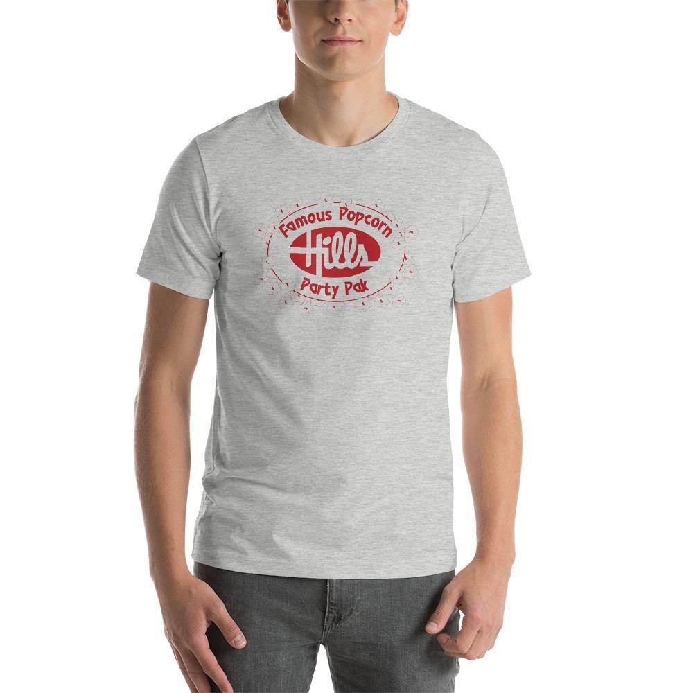 Hills Department Store - Popcorn Party Pak (red) - Terre Haute Indiana - Short-Sleeve Unisex T-Shirt - EdgyHaute
