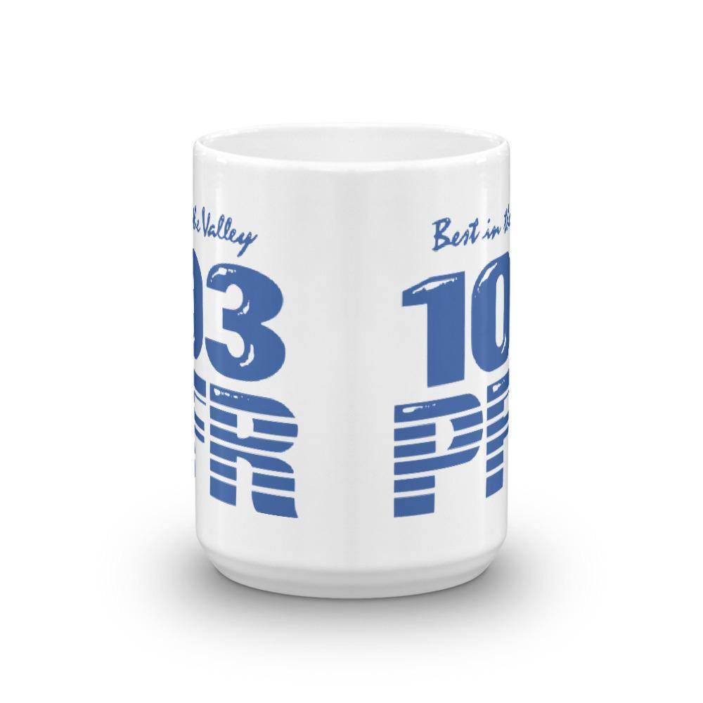WPFR 103 (blue) - Terre Haute Indiana - Coffee Mug - EdgyHaute