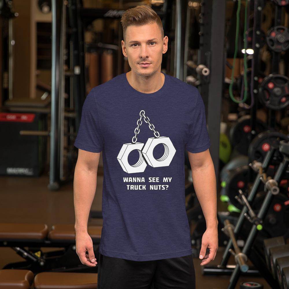 Truck Nuts - Short-Sleeve Unisex T-Shirt - EdgyHaute