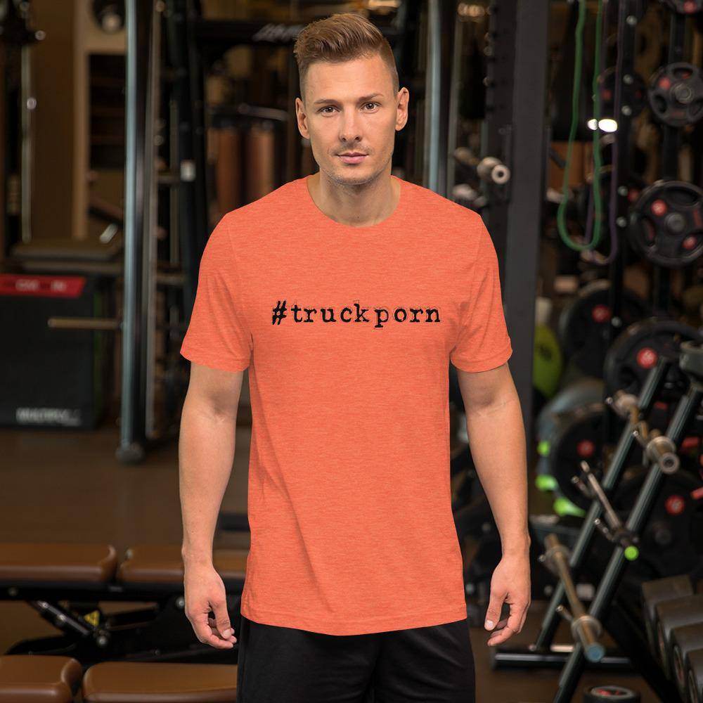 #truckporn (black) - Short-Sleeve Unisex T-Shirt - EdgyHaute