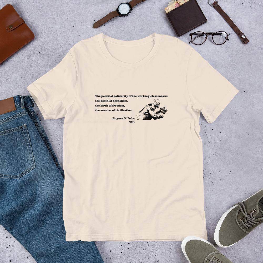 Eugene V. Debs - Design 11 (black) - Short-Sleeve Unisex T-Shirt - EdgyHaute