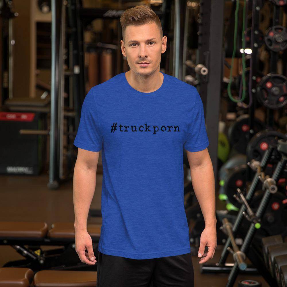 #truckporn (black) - Short-Sleeve Unisex T-Shirt - EdgyHaute