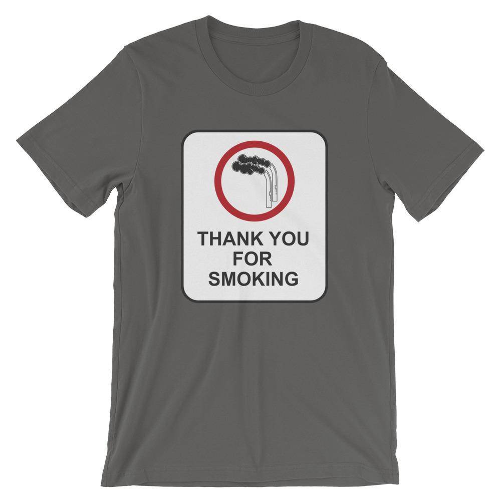 Thank You For Smoking - Short-Sleeve Unisex T-Shirt - EdgyHaute