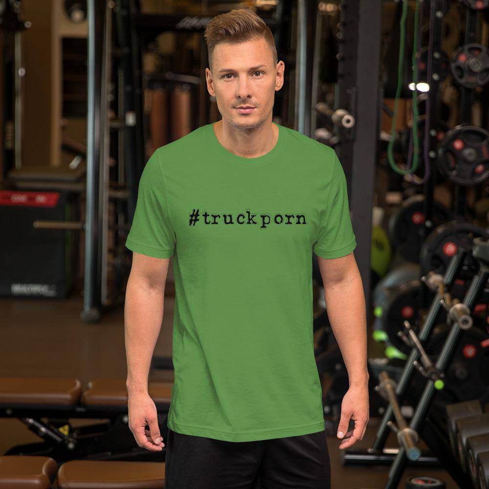 #truckporn (black) - Short-Sleeve Unisex T-Shirt - EdgyHaute
