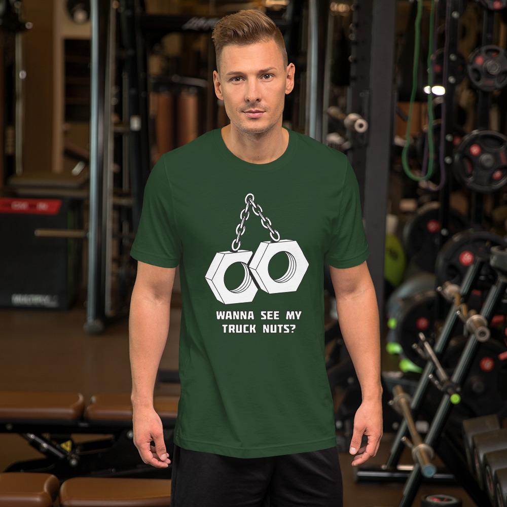 Truck Nuts - Short-Sleeve Unisex T-Shirt - EdgyHaute