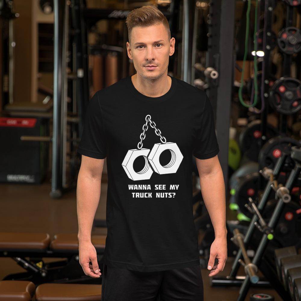 Truck Nuts - Short-Sleeve Unisex T-Shirt - EdgyHaute