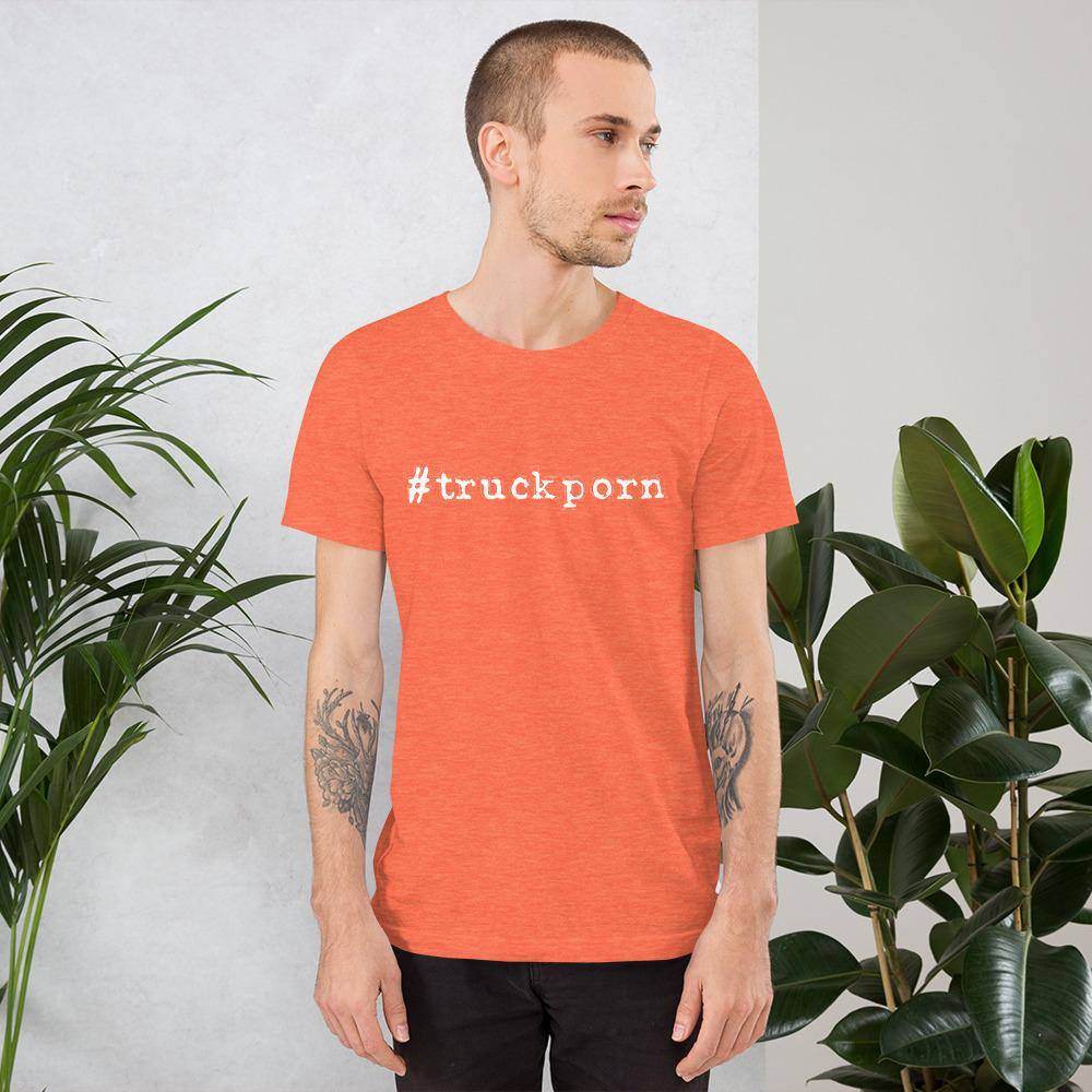#truckporn (white) - Short-Sleeve Unisex T-Shirt - EdgyHaute