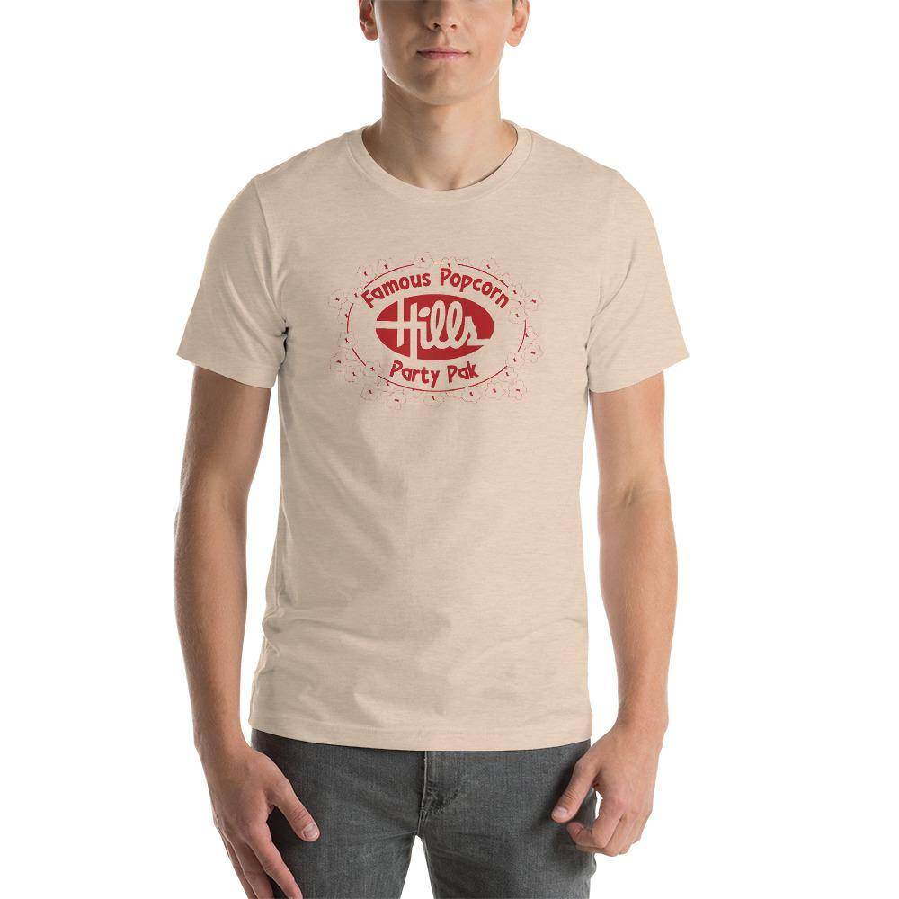Hills Department Store - Popcorn Party Pak (red) - Terre Haute Indiana - Short-Sleeve Unisex T-Shirt - EdgyHaute