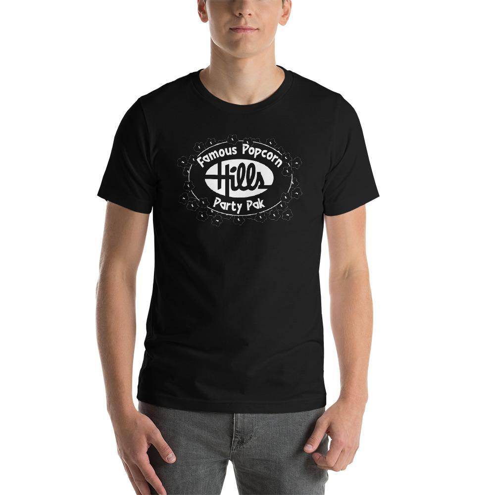 Hills Department Store - Popcorn Party Pak (white) - Terre Haute Indiana - Short-Sleeve Unisex T-Shirt - EdgyHaute