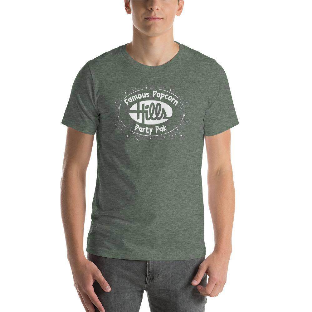 Hills Department Store - Popcorn Party Pak (white) - Terre Haute Indiana - Short-Sleeve Unisex T-Shirt - EdgyHaute