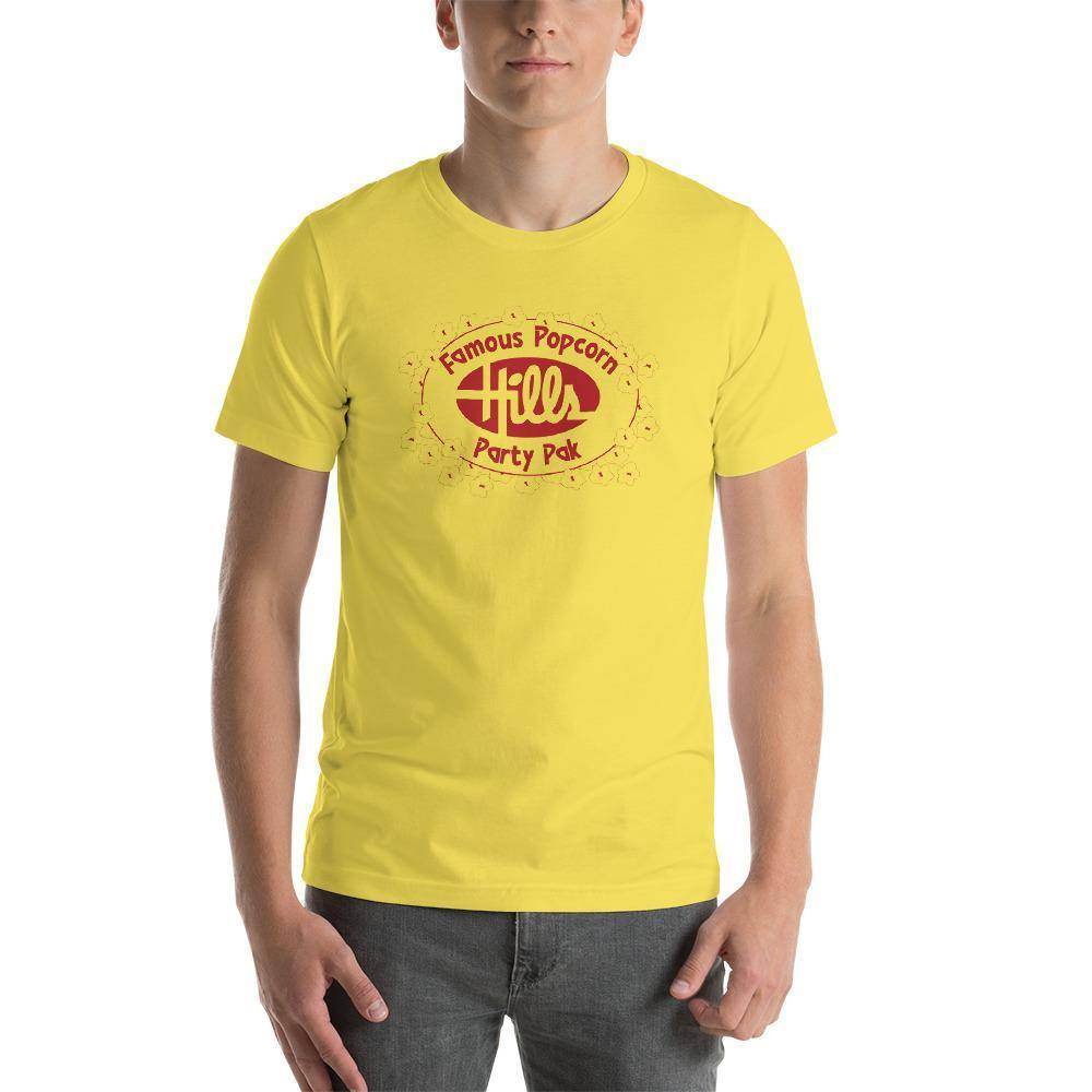 Hills Department Store - Popcorn Party Pak (red) - Terre Haute Indiana - Short-Sleeve Unisex T-Shirt - EdgyHaute