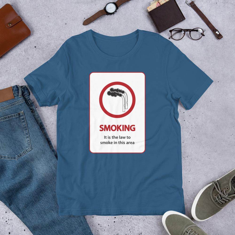 It's The Law To Smoke - Short-Sleeve Unisex T-Shirt - EdgyHaute