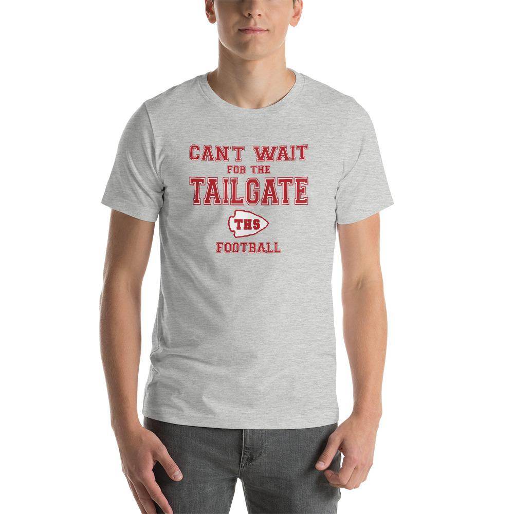 Terre Haute South HS Braves - Tailgate (red/white) - Short-Sleeve Unisex T-Shirt - EdgyHaute