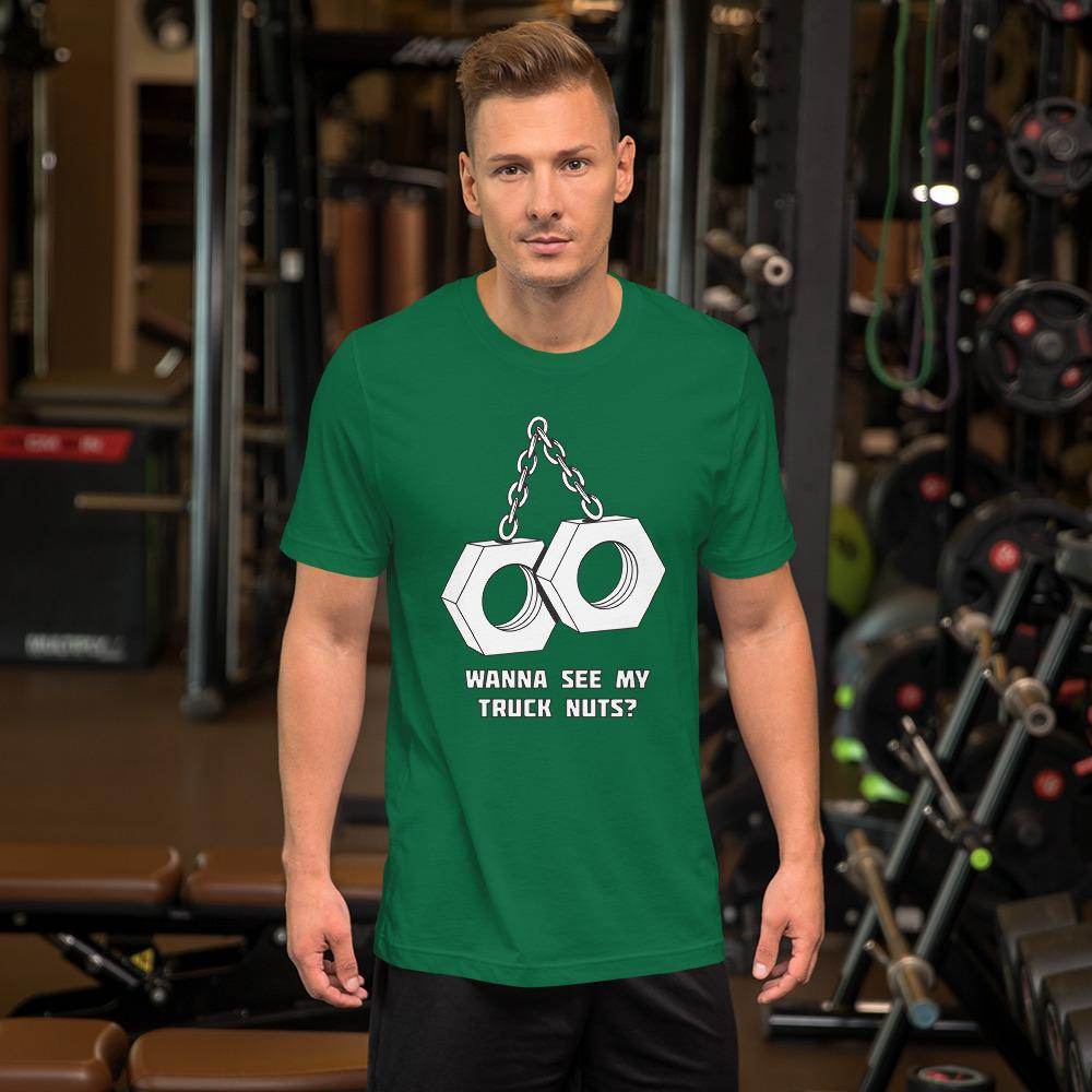Truck Nuts - Short-Sleeve Unisex T-Shirt - EdgyHaute