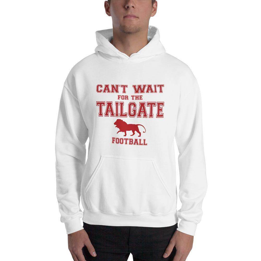 Marshall HS Lions - Tailgate (red/white) - Hooded Sweatshirt - EdgyHaute