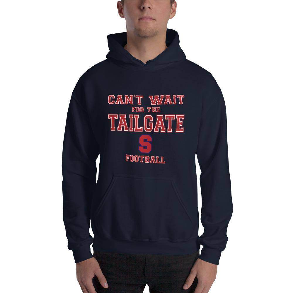 Seeger Memorial Jr.-Sr. HS Patriots - Tailgate (red/white/blue) - Hooded Sweatshirt - EdgyHaute