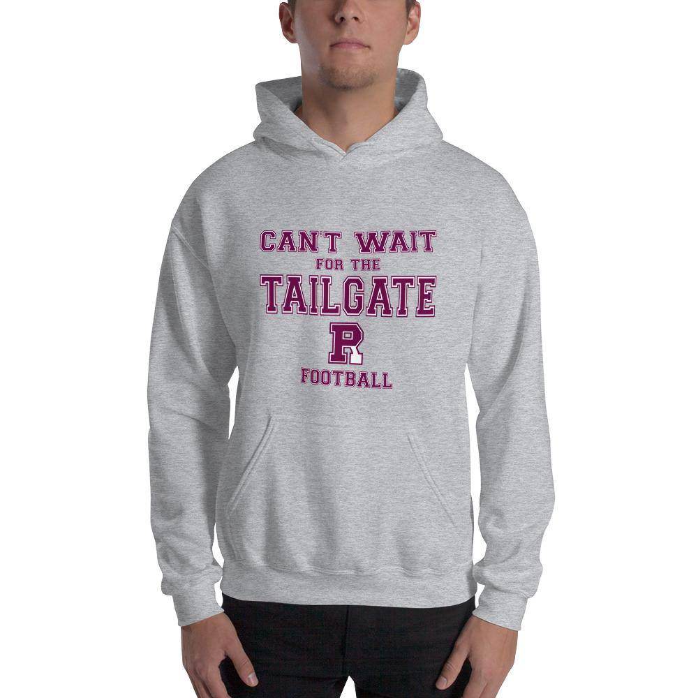 Riverton Parke Jr./Sr. HS Panthers - Tailgate (maroon/white) - Hooded Sweatshirt - EdgyHaute