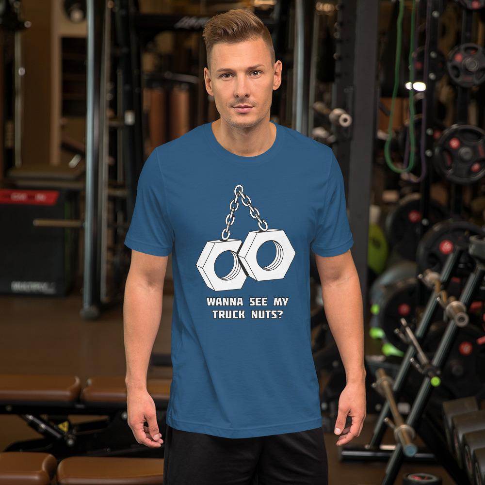 Truck Nuts - Short-Sleeve Unisex T-Shirt - EdgyHaute